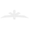 Ekena Millwork Alberta Architectural Grade PVC Gable Bracket, 84"W x 24 1/2"H x 4"D x 6"F, 7/12 Pitch GBP084X25X0406ALB00 - alternate 5